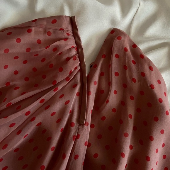 Valentino Silk Midi Skirt with tied bow - Picture 5 of 6